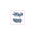 Chicano Script Letter Temporary Tattoos