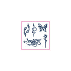 Koi Butterfly Rose Angel Temporary Tattoos