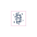 Floral Hourglass Star Temporary Tattoo