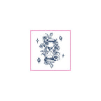 Floral Hourglass Star Temporary Tattoo
