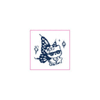 Cool Kitty Butterfly Wing Temporary Tattoo
