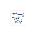 Encouraging Lettering Heart Wave Temporary Tattoo