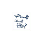 Encouraging Lettering Heart Wave Temporary Tattoo