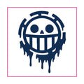 Law Heart Pirates Temporary Tattoo