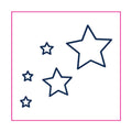 Outline Stars Tattoo