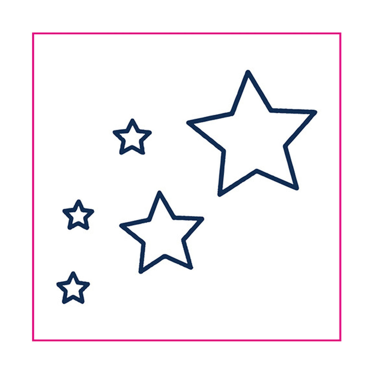 Outline Stars Tattoo
