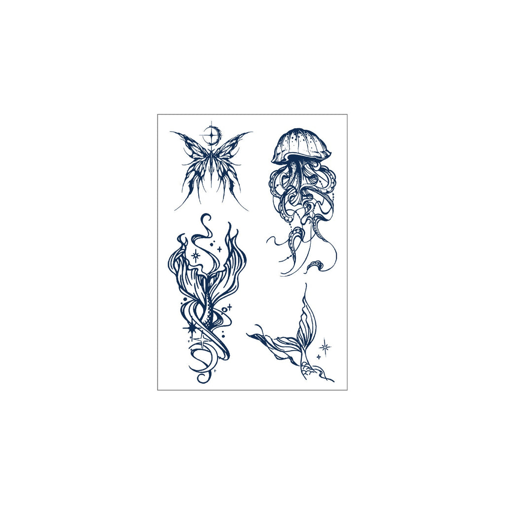 Jellyfish Mermaid Tattoos