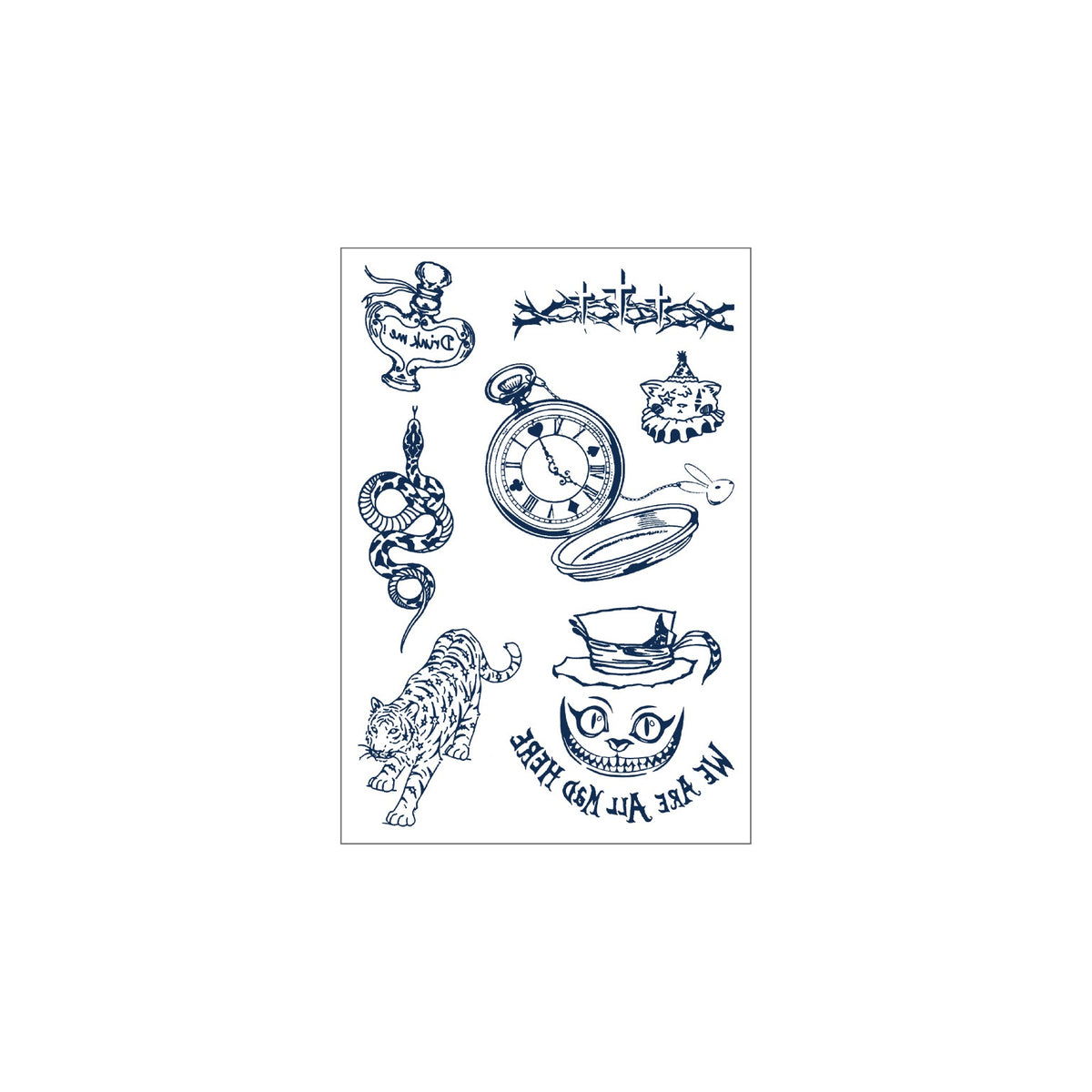 Alice Wonderland Tattoos