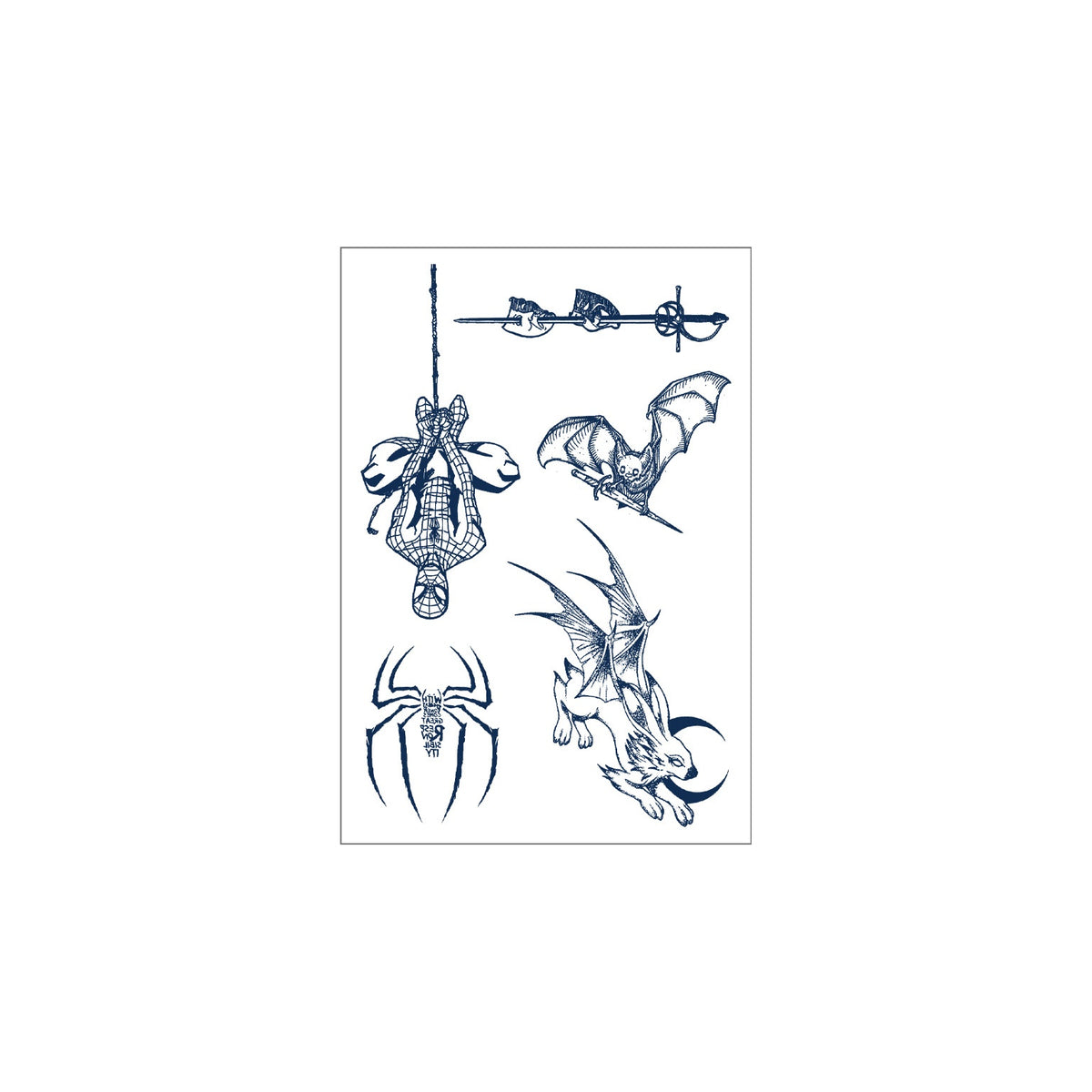 Spider Bat Tattoos