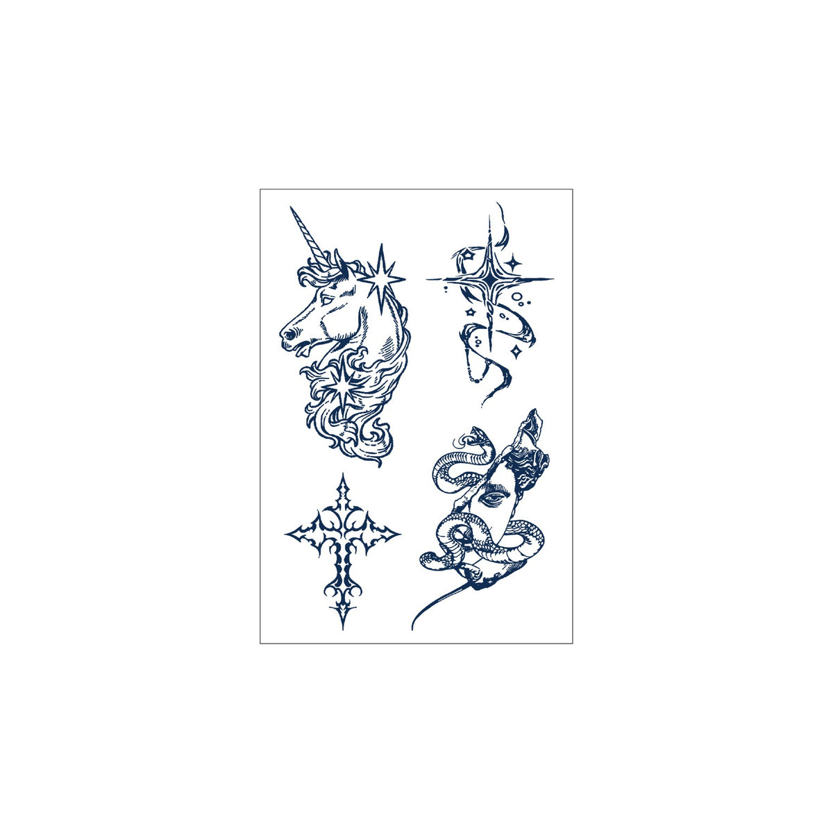 Unicorn Medusa Tattoos