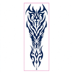 Tribal Flame Sleeve Tattoo