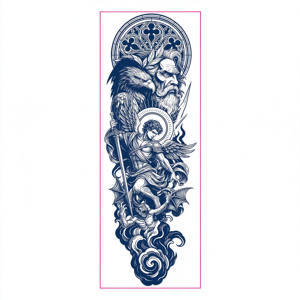 Archangel Warrior Tattoo