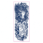 Buddha Demon Half Face Tattoo