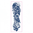 Lion Eagle Snake Ornate Sleeve Tattoo