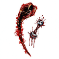 Temporary tattoo "Bloody Fanged Monster Tongue"