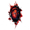 Temporary tattoo "Bloody Pierced Heart"