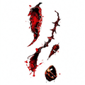 Temporary tattoo "Bloody Flesh Wound"