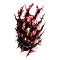 Temporary tattoo "Bloody Cracked Flesh Wound"