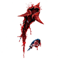 Temporary tattoo "Bloody Parasite Shell Wound"