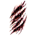 Temporary tattoo "Bloody Shattered Skin Wound"