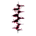 Temporary tattoo "Bloody Thorn Feather"