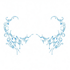 Temporary tattoo "Glow in the Dark Coral"