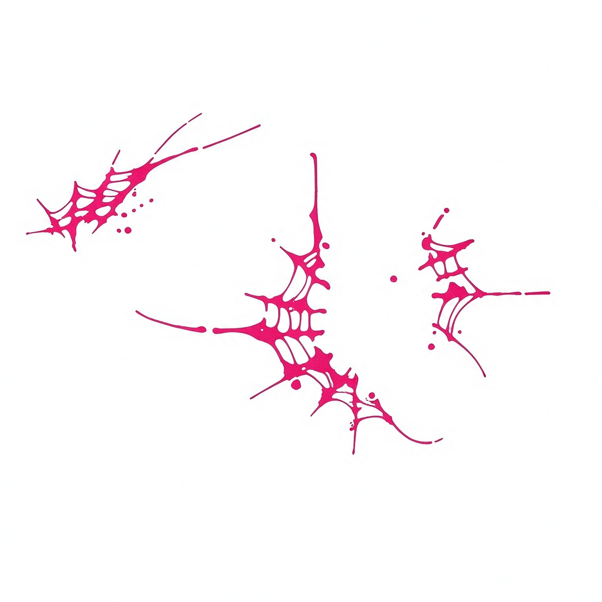 Temporary tattoo "Glow in the Dark Spider"
