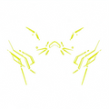 Temporary tattoo "Glow in the Dark Mecha Suit"