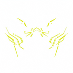 Temporary tattoo "Glow in the Dark Mecha Suit"