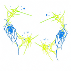 Temporary tattoo "Glow in the Dark Chaos"
