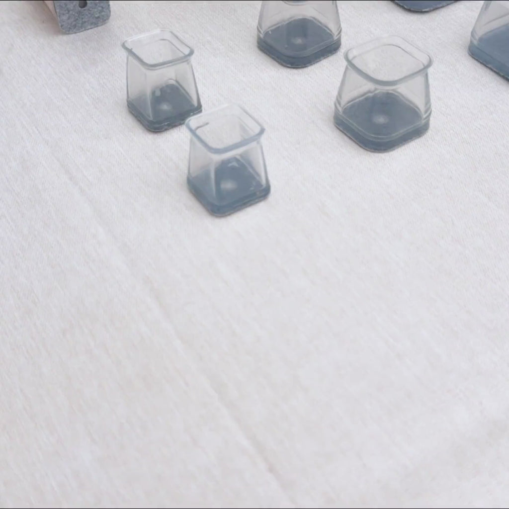 Square Chair Leg Floor Protectors, Protect Your Hardwood & Laminate Flooring!