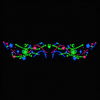 Temporary tattoo "Glow in the Dark Feather"