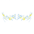 Temporary tattoo "Glow in the Dark Crown"